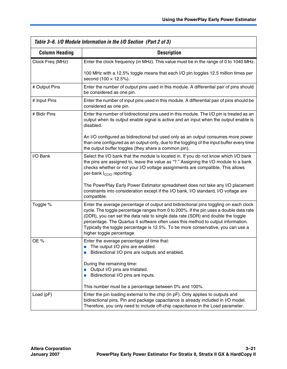 Altera PowerPlay Early Power Estimator User Manual | Page 39 / 67