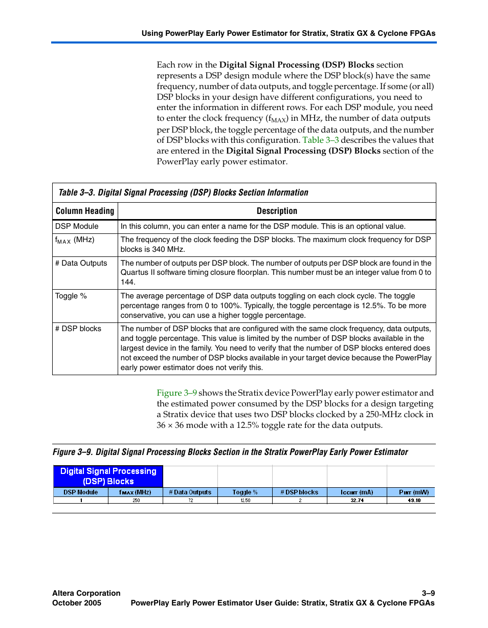 Altera PowerPlay Early Power Estimator User Manual | Page 25 / 40