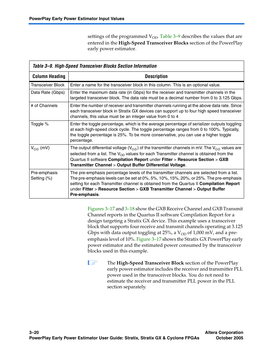Altera PowerPlay Early Power Estimator User Manual | Page 36 / 40