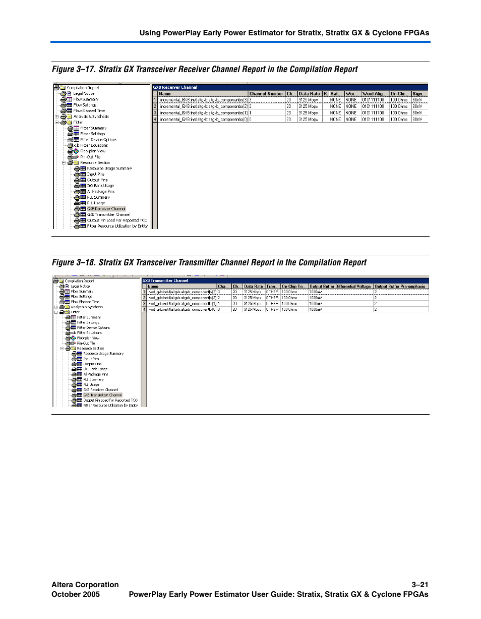 Figures 3–17, Figure 3–17 | Altera PowerPlay Early Power Estimator User Manual | Page 37 / 40