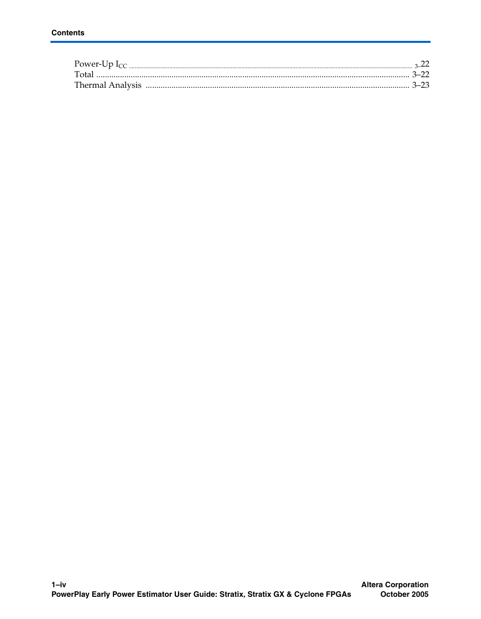 Altera PowerPlay Early Power Estimator User Manual | Page 4 / 40