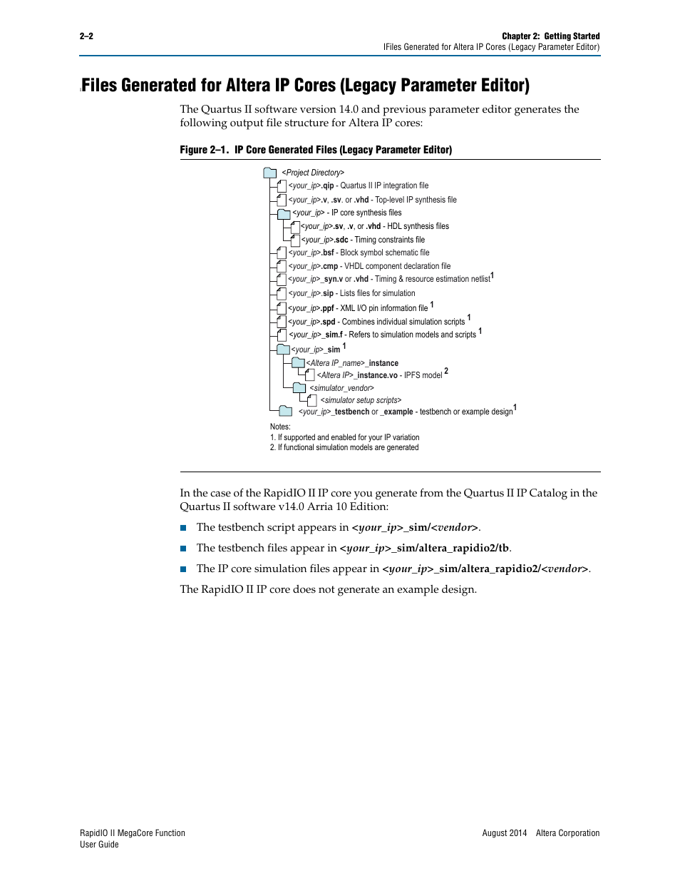 Altera RapidIO II MegaCore Function User Manual | Page 20 / 218