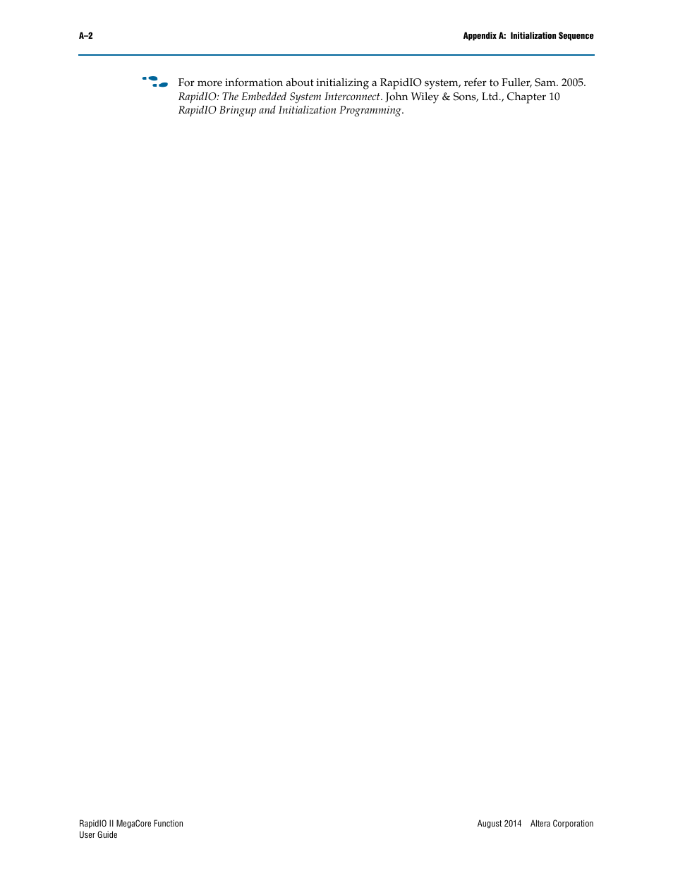 Altera RapidIO II MegaCore Function User Manual | Page 208 / 218