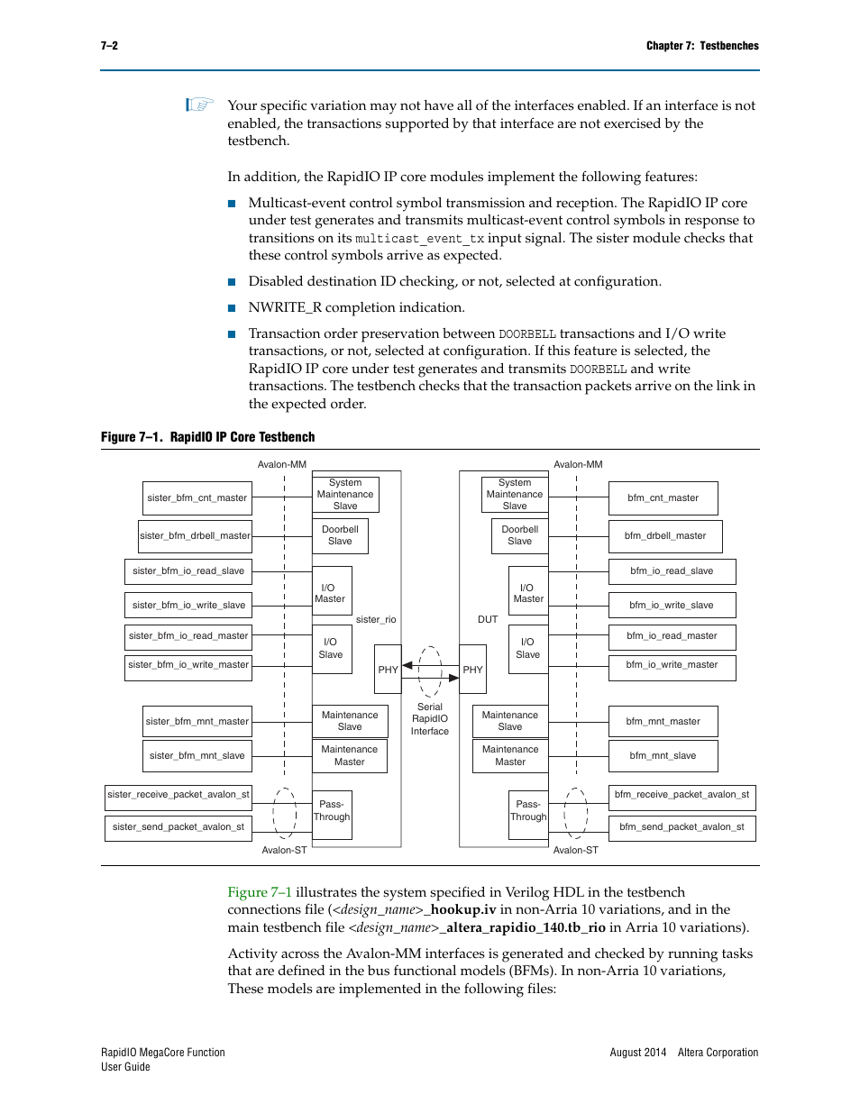 Nwrite_r completion indication | Altera RapidIO MegaCore Function User Manual | Page 164 / 198