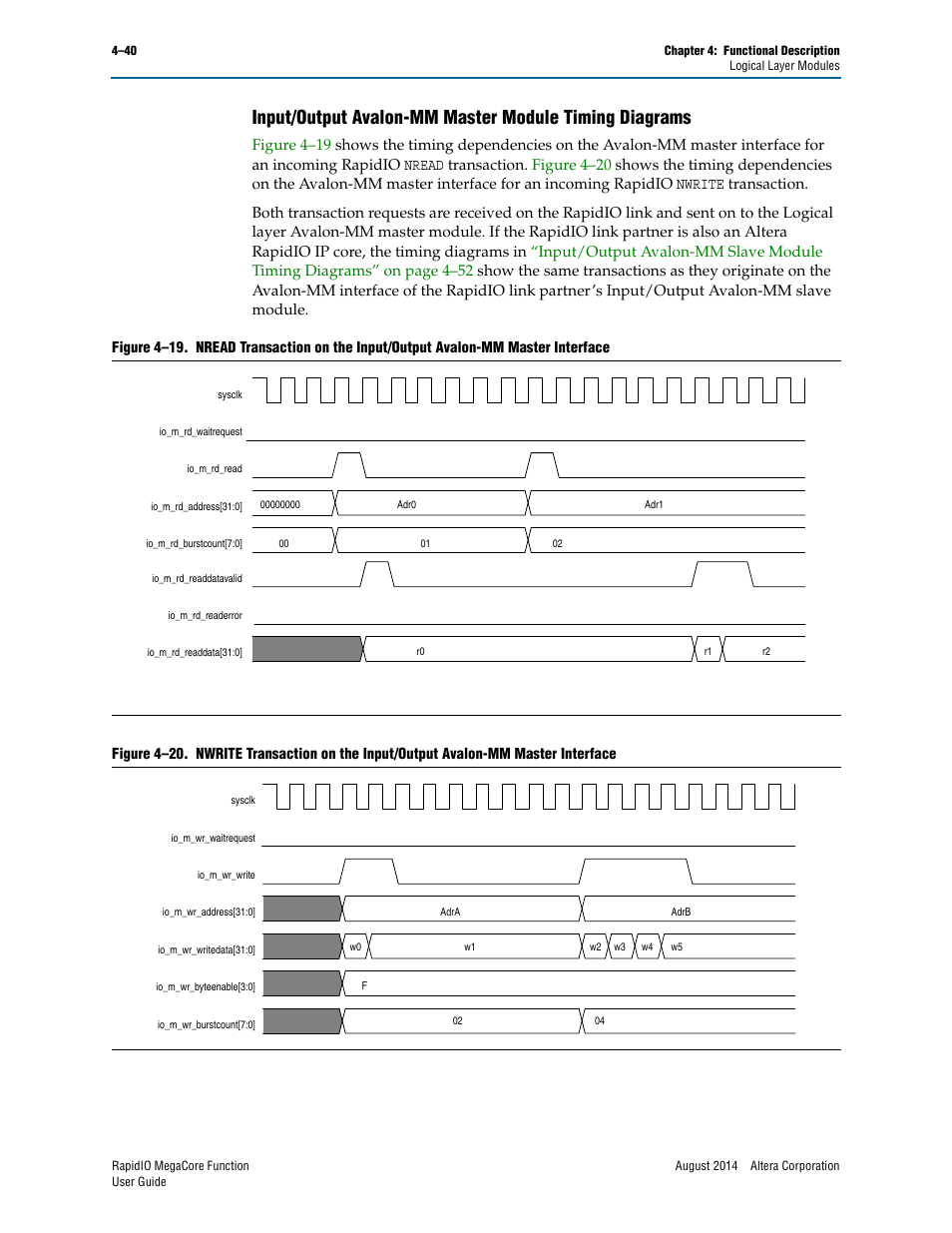 Altera RapidIO MegaCore Function User Manual | Page 86 / 198