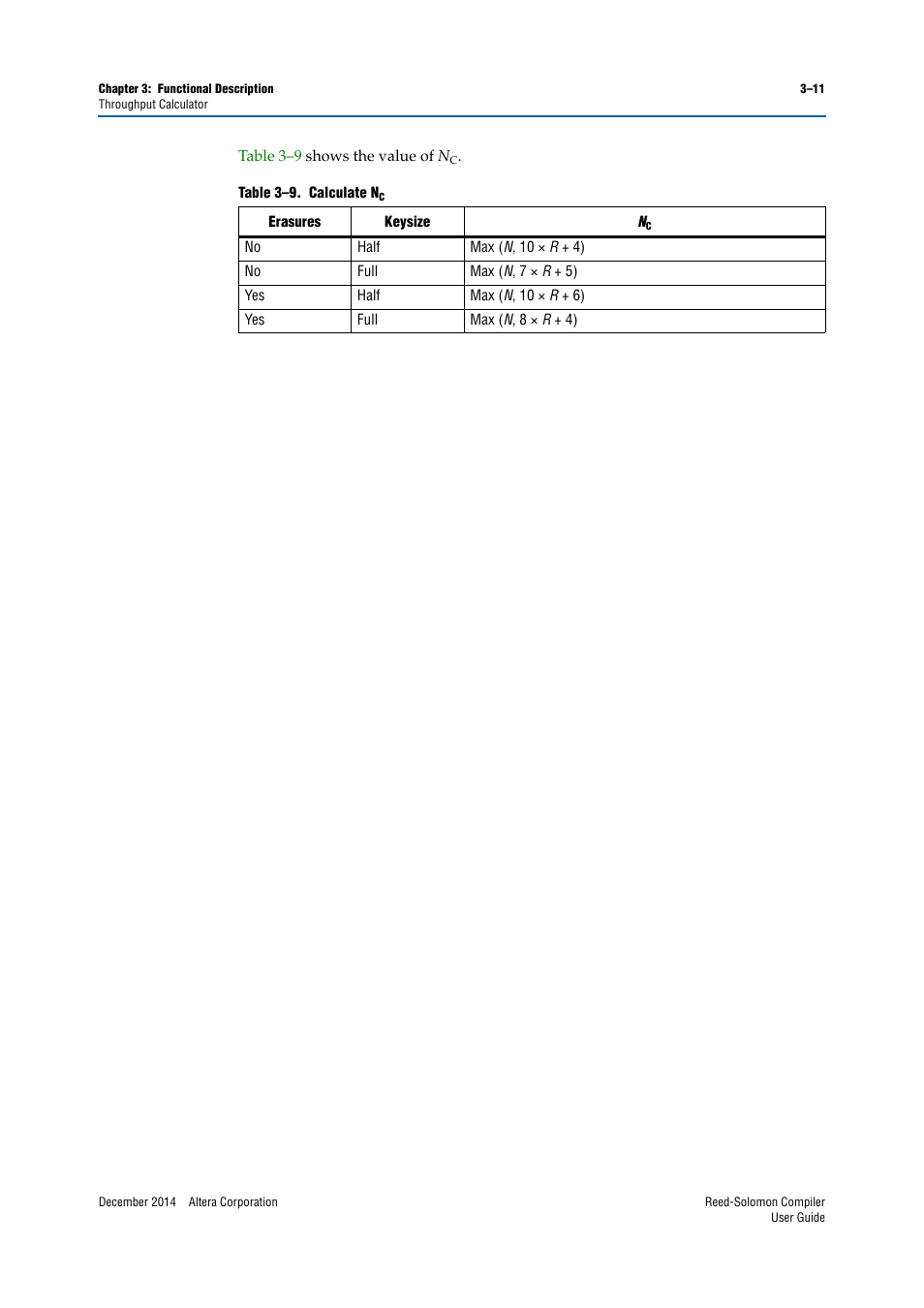 Altera Reed-Solomon Compiler User Manual | Page 29 / 36