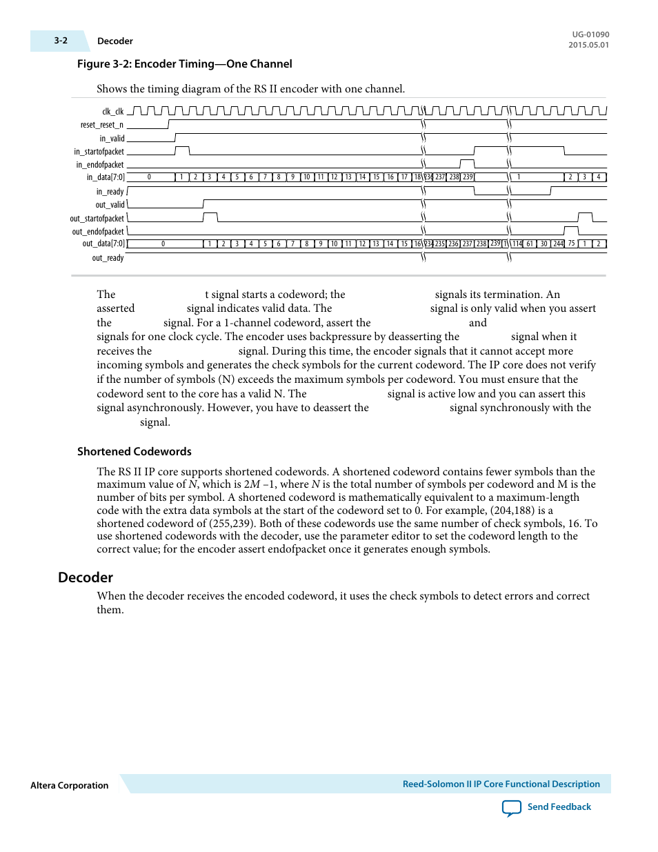 Decoder, Decoder -2 | Altera Reed-Solomon II MegaCore Function User Manual | Page 18 / 29