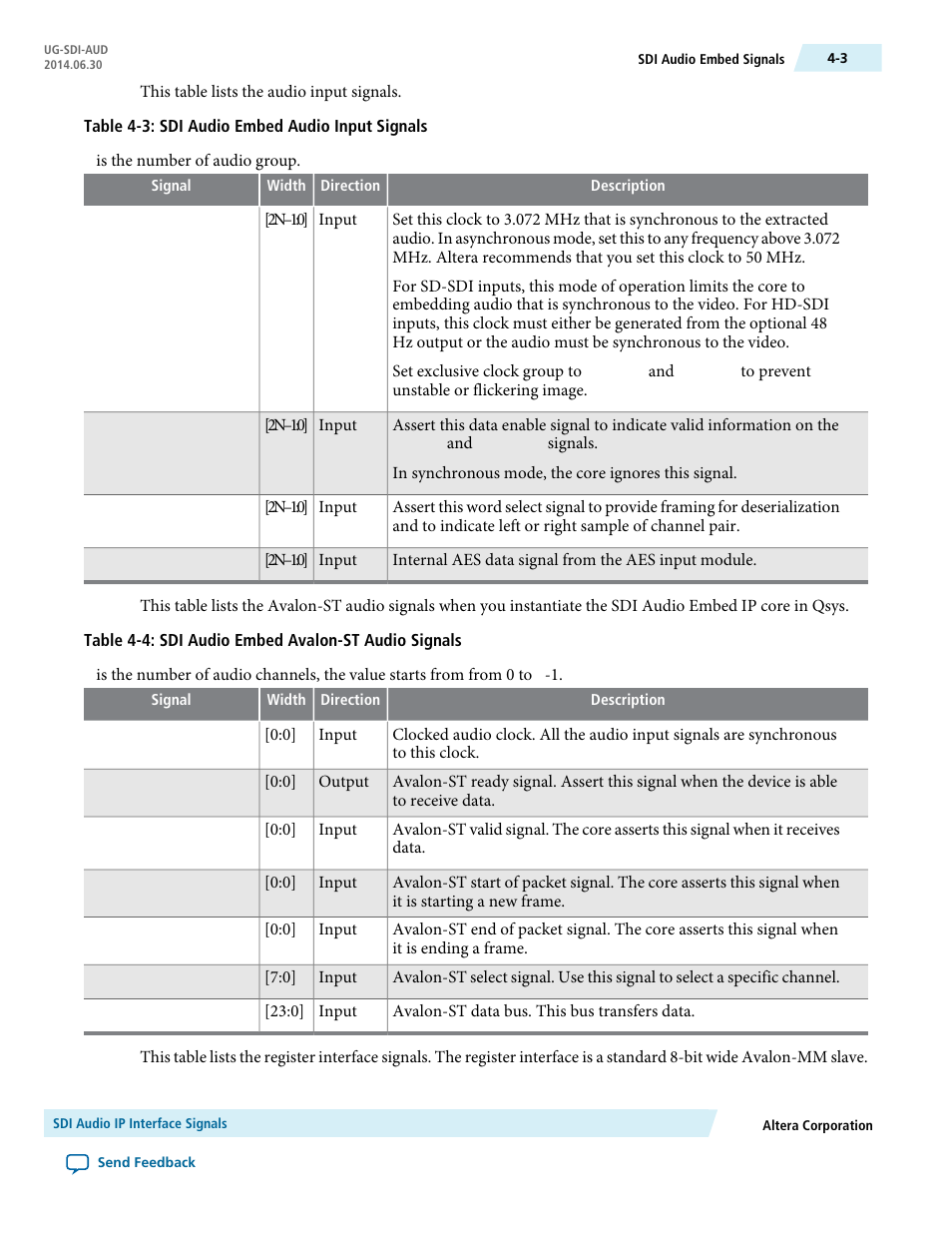 Altera SDI Audio IP Cores User Manual | Page 23 / 49