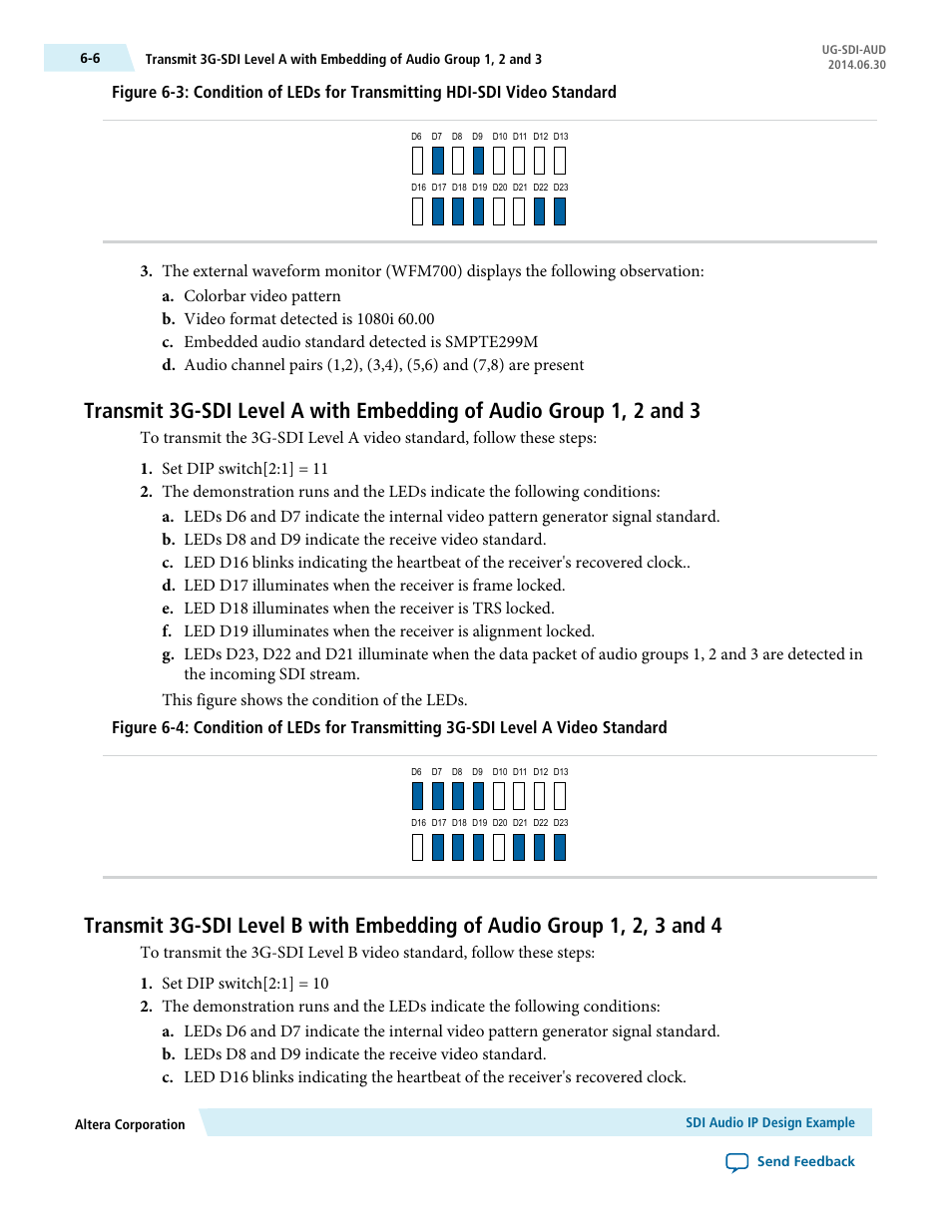 Altera SDI Audio IP Cores User Manual | Page 46 / 49