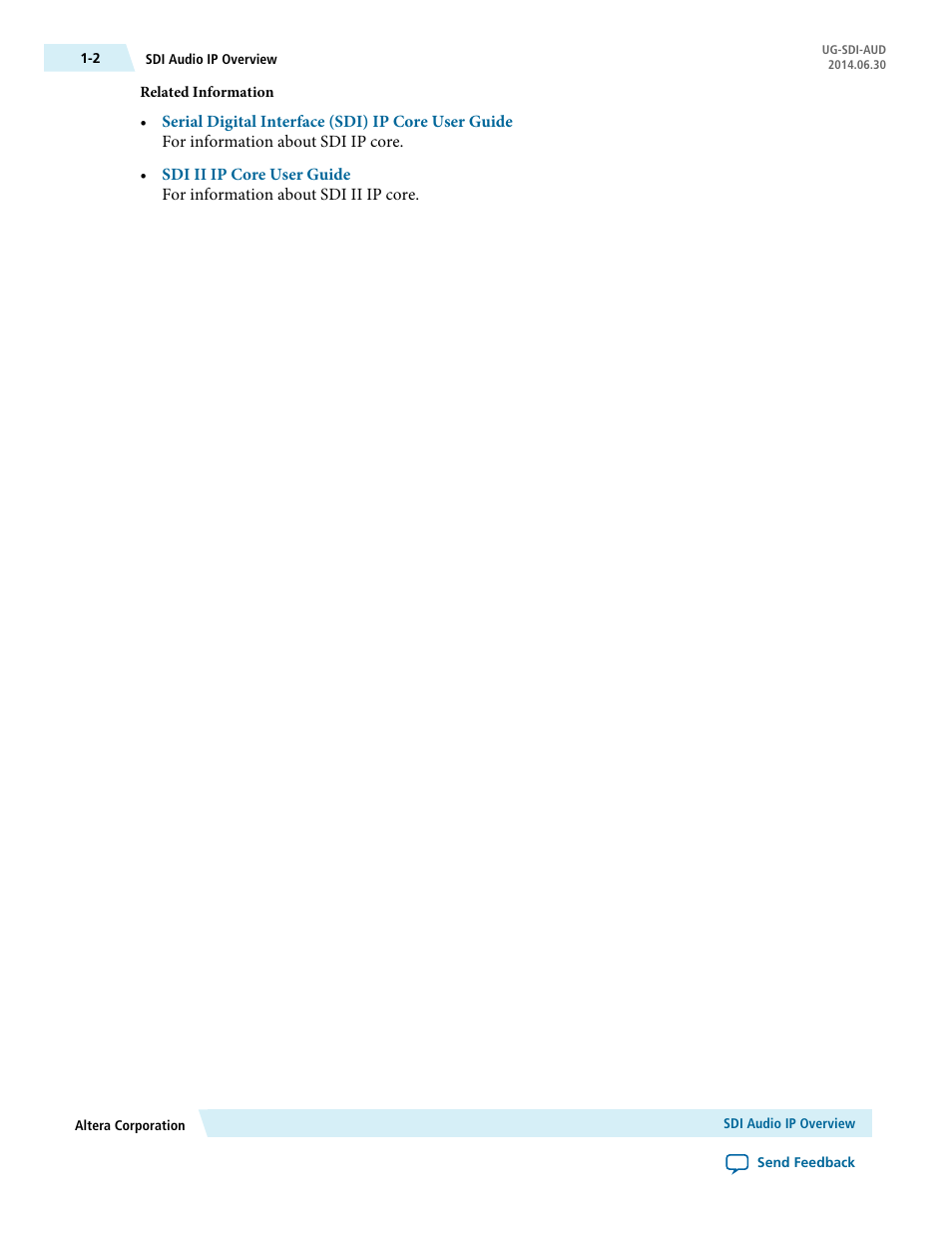 Altera SDI Audio IP Cores User Manual | Page 5 / 49