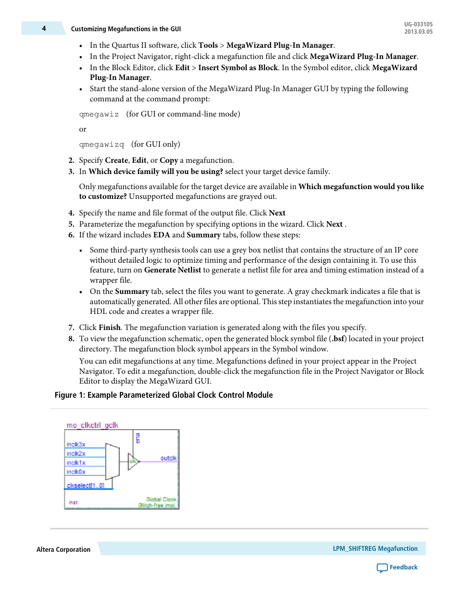 Altera Shift Register IP Core User Manual | Page 4 / 14