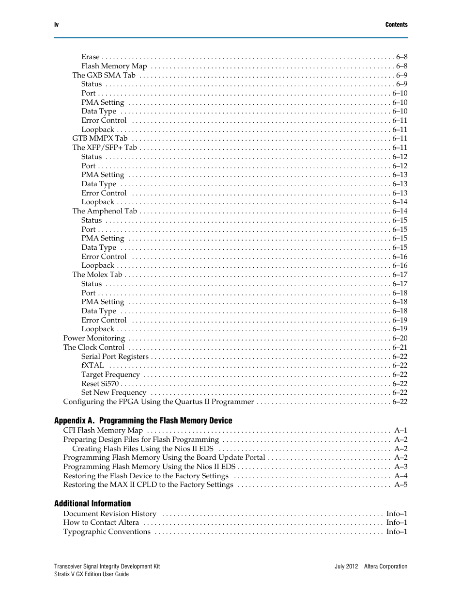 Altera Signal Integrity Development Kit, Stratix V GX Edition User Manual | Page 4 / 52
