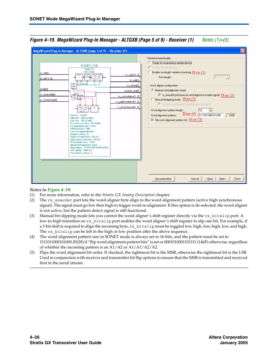 Altera Stratix GX Transceiver User Manual | Page 108 / 318