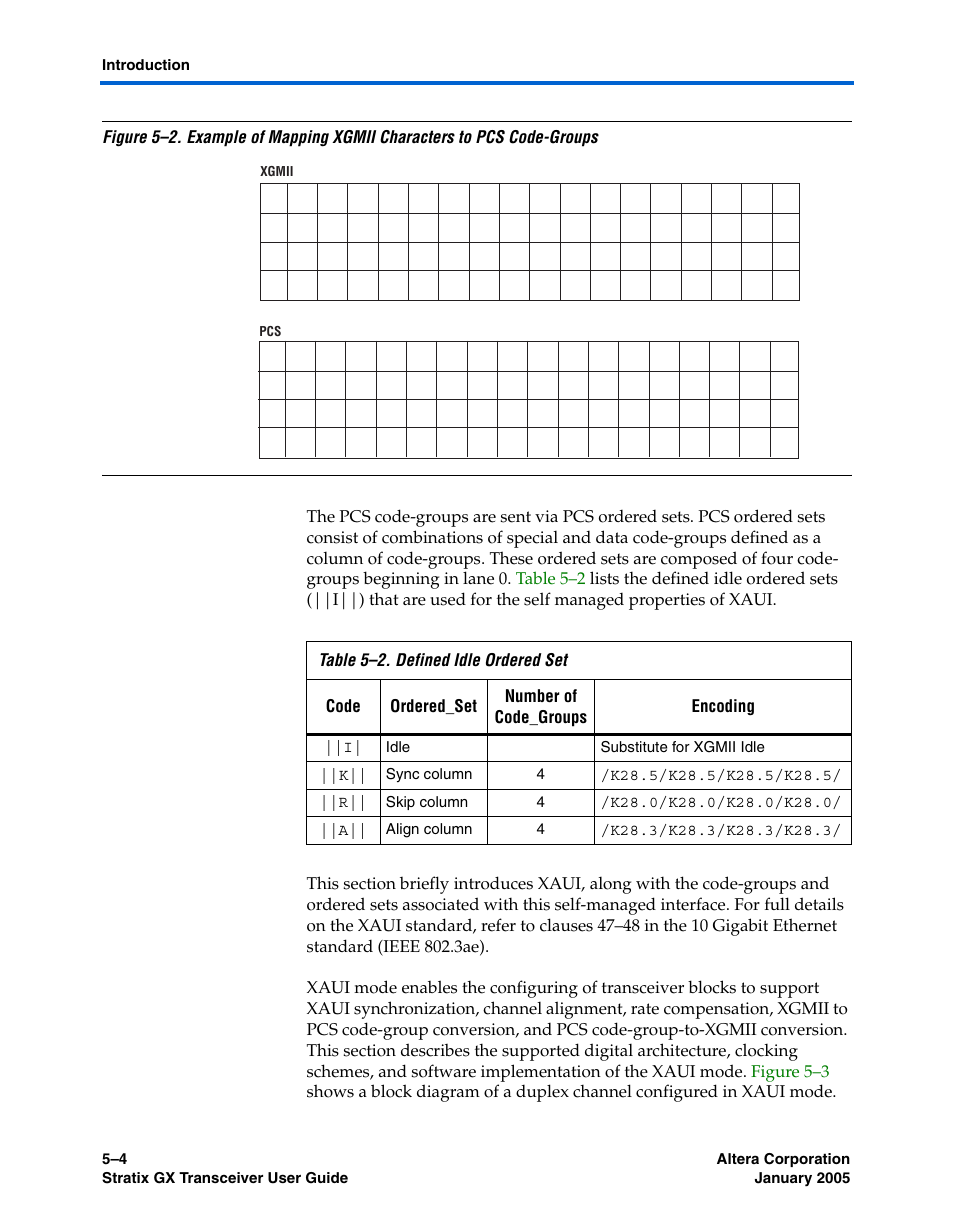Figure 5–2 | Altera Stratix GX Transceiver User Manual | Page 116 / 318