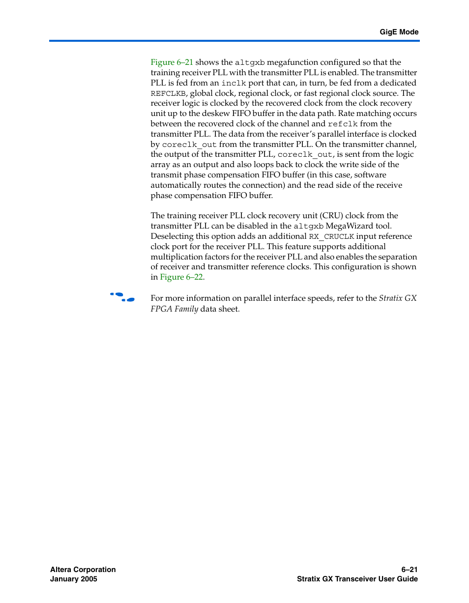 Altera Stratix GX Transceiver User Manual | Page 175 / 318