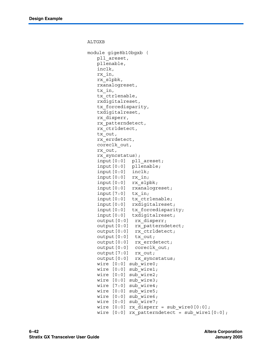 Altera Stratix GX Transceiver User Manual | Page 196 / 318