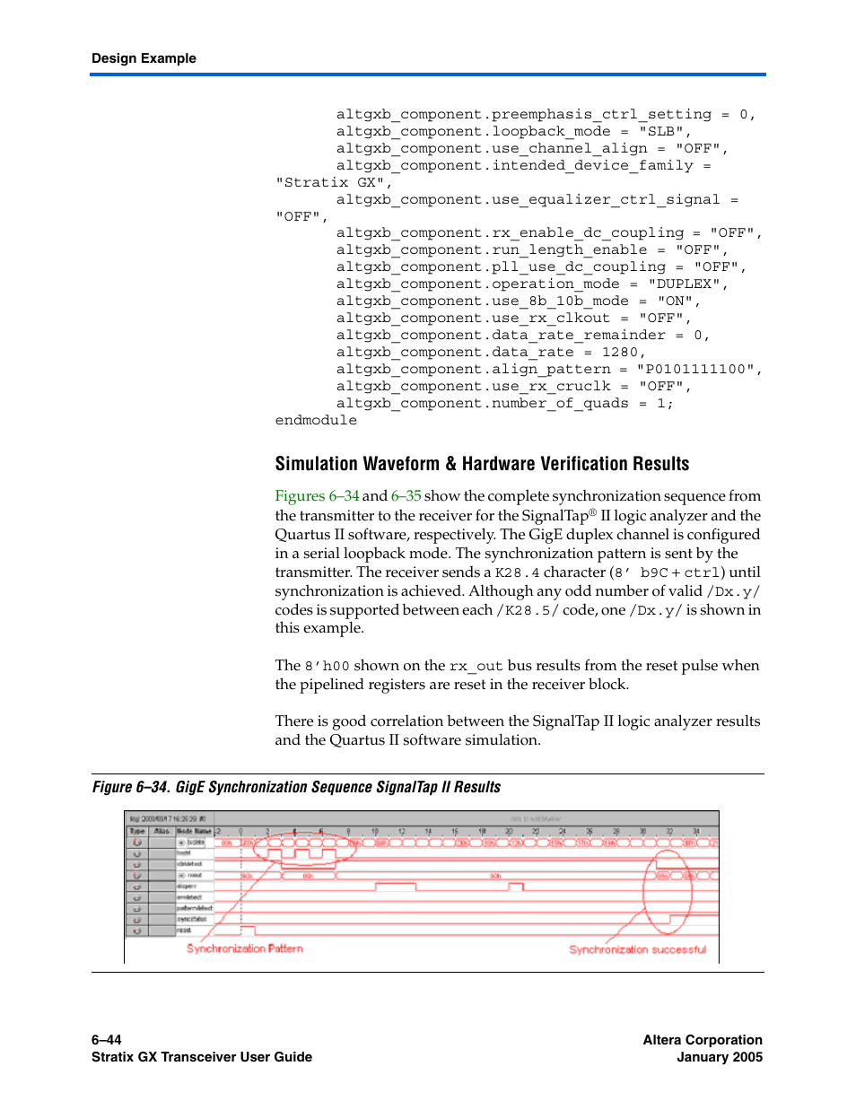 Altera Stratix GX Transceiver User Manual | Page 198 / 318