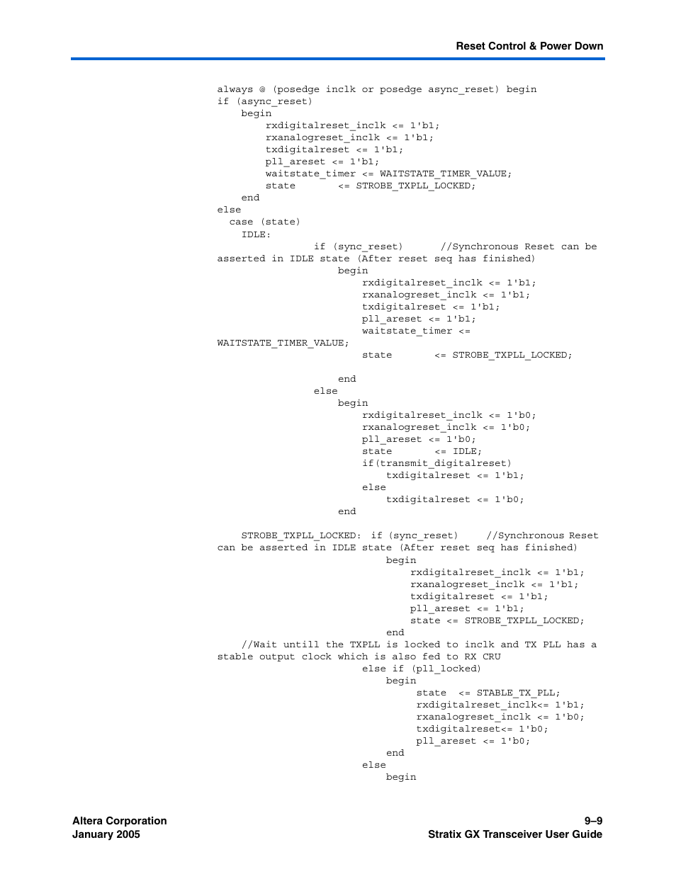 Altera Stratix GX Transceiver User Manual | Page 235 / 318