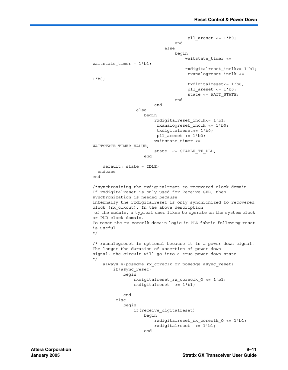 Altera Stratix GX Transceiver User Manual | Page 237 / 318