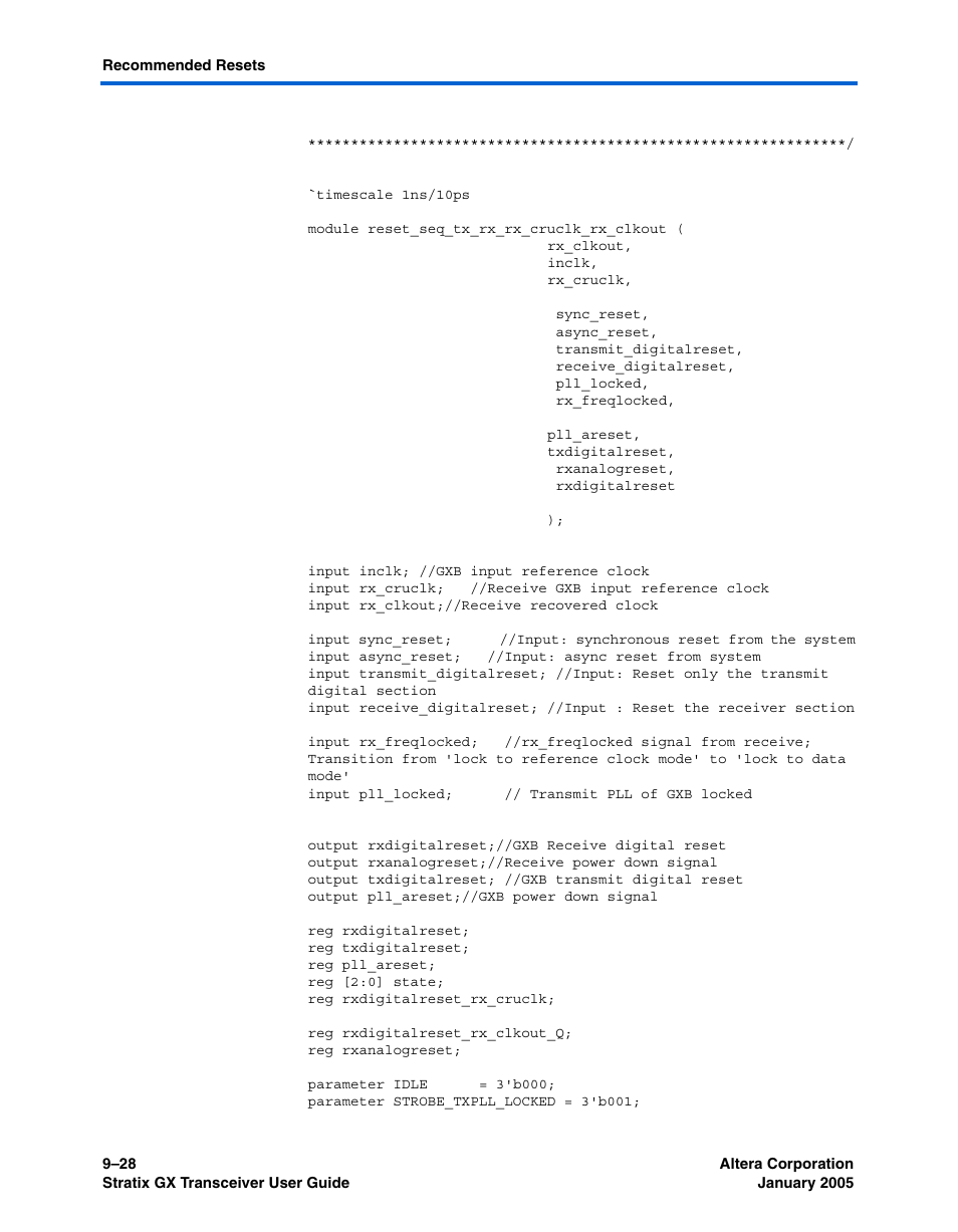 Altera Stratix GX Transceiver User Manual | Page 254 / 318