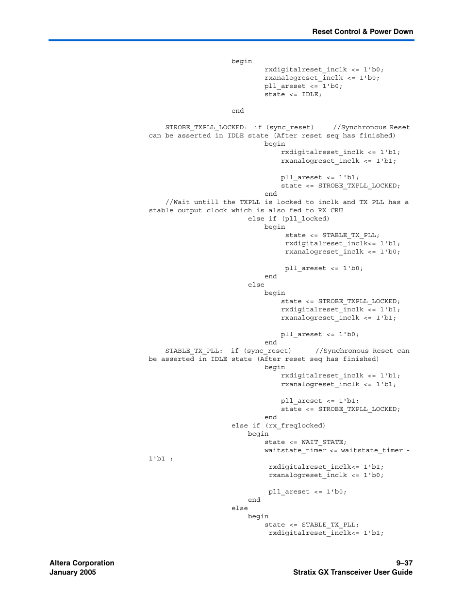 Altera Stratix GX Transceiver User Manual | Page 263 / 318