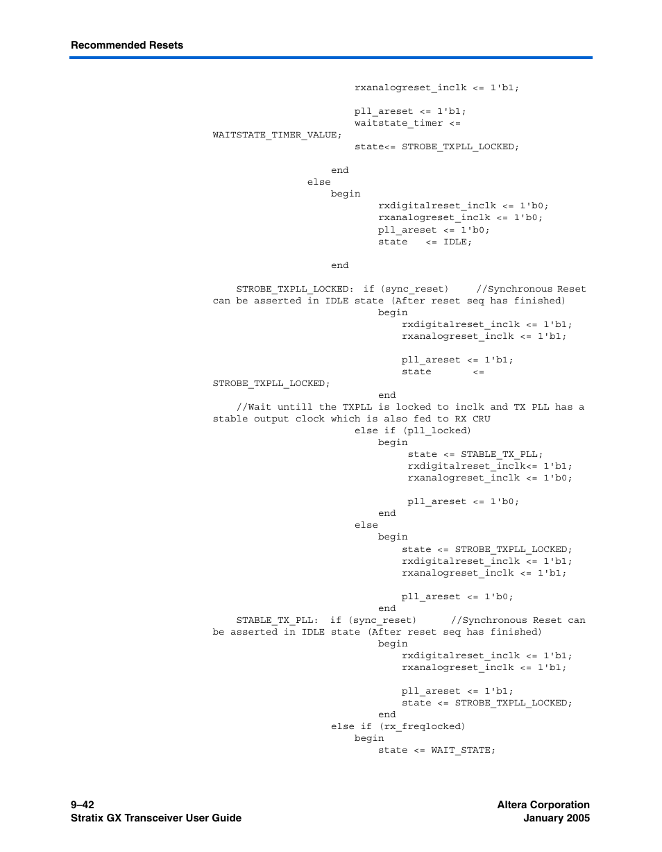 Altera Stratix GX Transceiver User Manual | Page 268 / 318