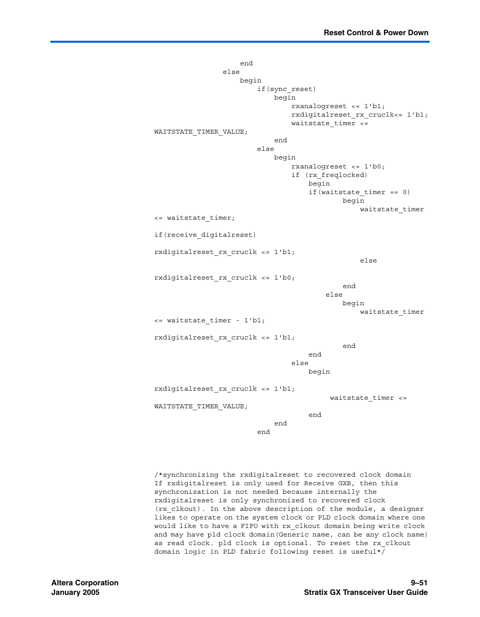 Altera Stratix GX Transceiver User Manual | Page 277 / 318