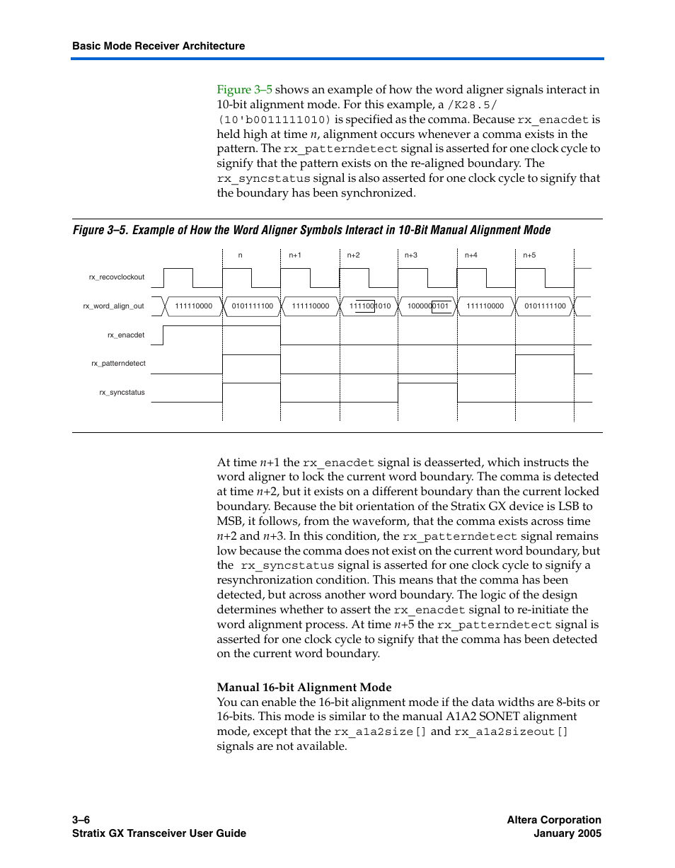 Altera Stratix GX Transceiver User Manual | Page 52 / 318