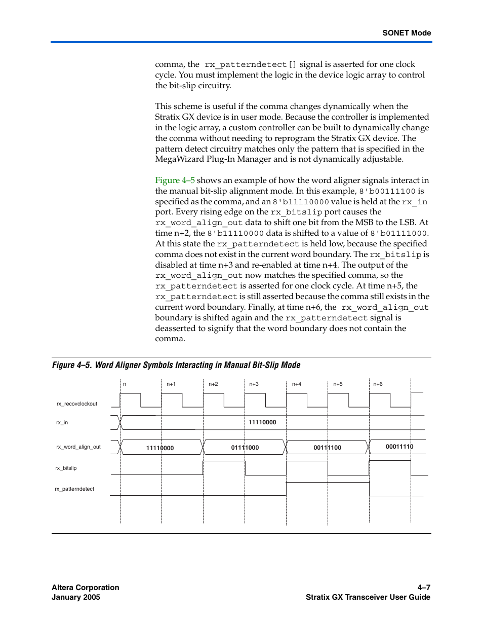 Altera Stratix GX Transceiver User Manual | Page 89 / 318