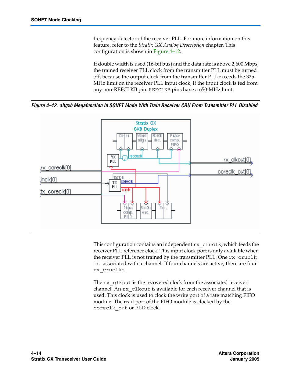 Altera Stratix GX Transceiver User Manual | Page 96 / 318