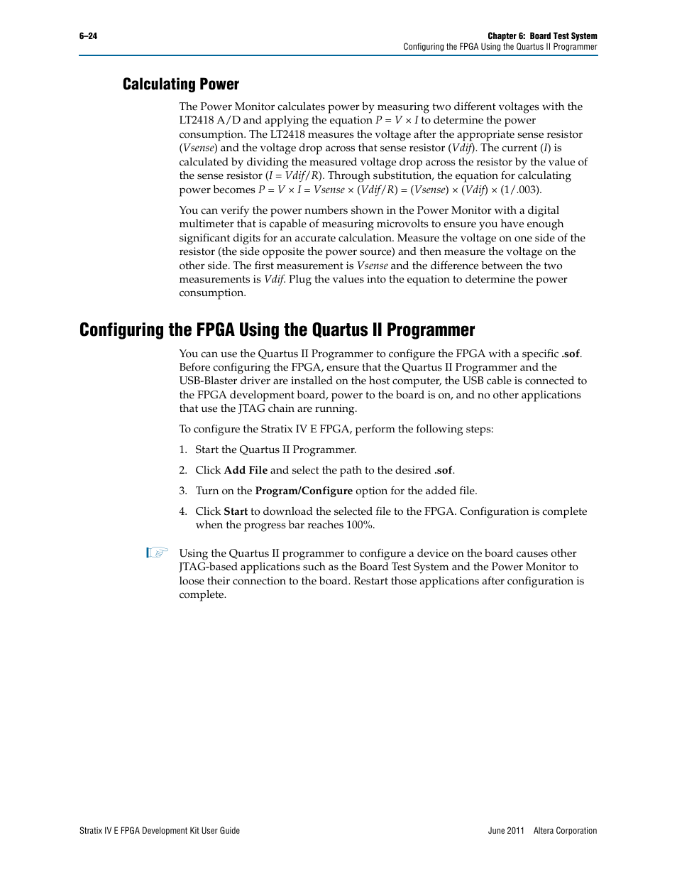 Calculating power, Calculating power –24 | Altera Stratix IV E FPGA User Manual | Page 50 / 58