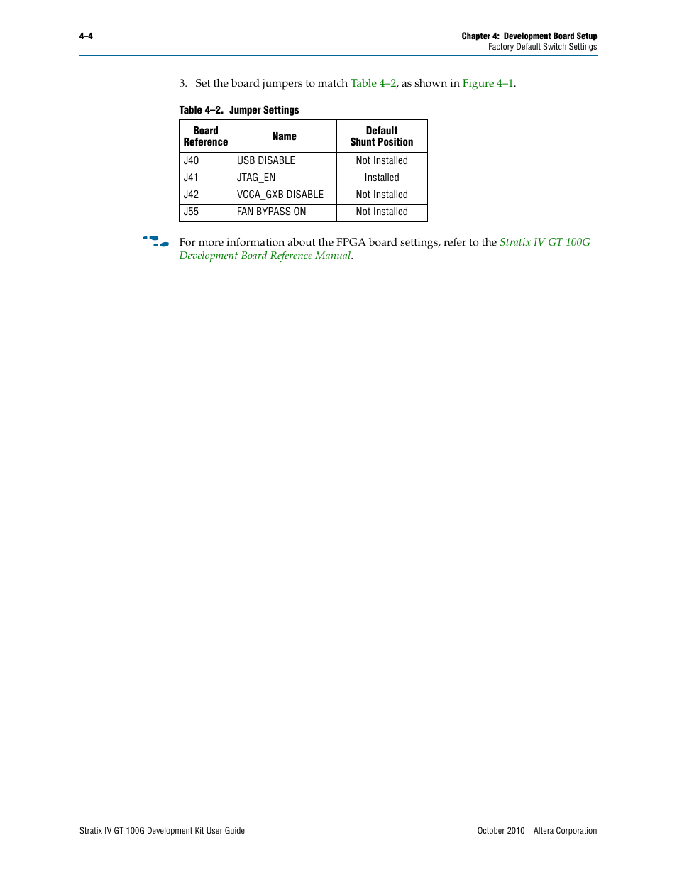 Altera Stratix IV GT 100G User Manual | Page 20 / 64