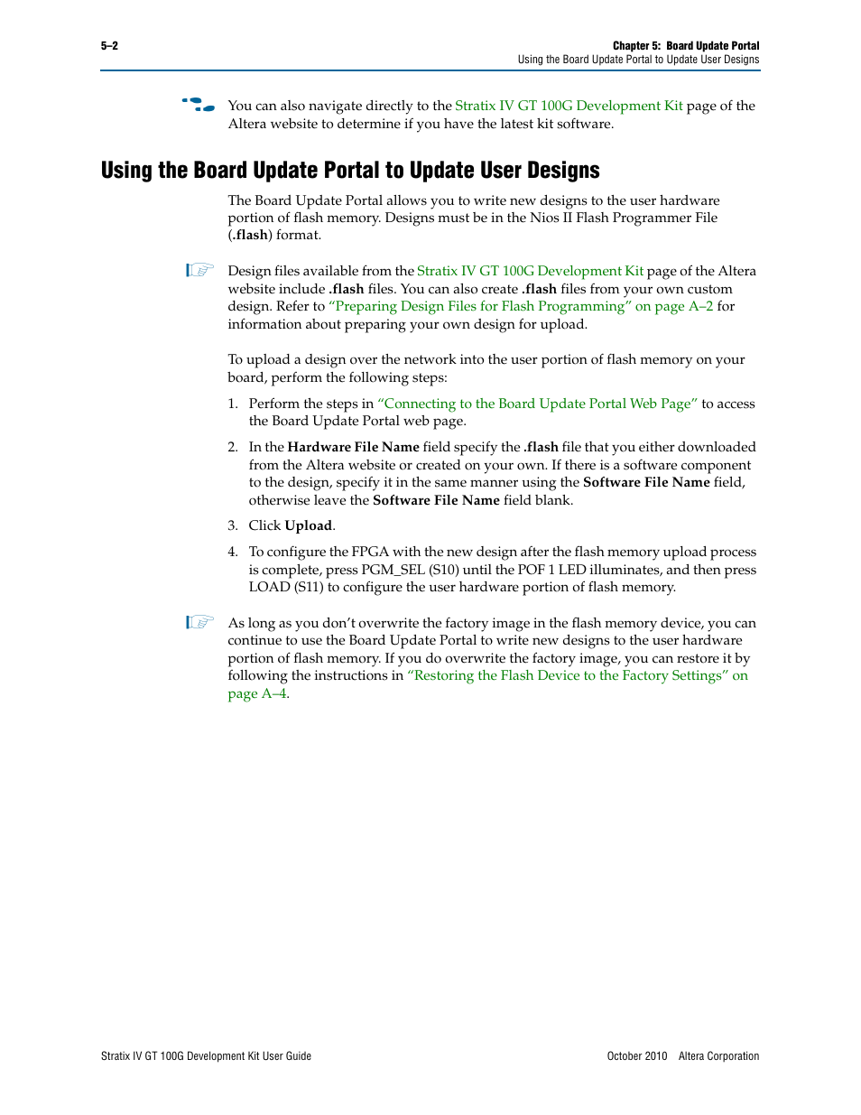 Altera Stratix IV GT 100G User Manual | Page 22 / 64