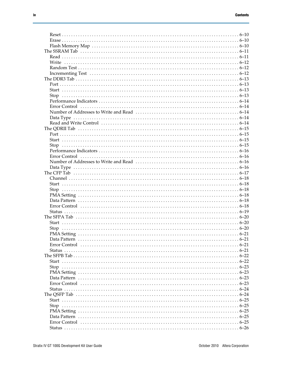 Altera Stratix IV GT 100G User Manual | Page 4 / 64