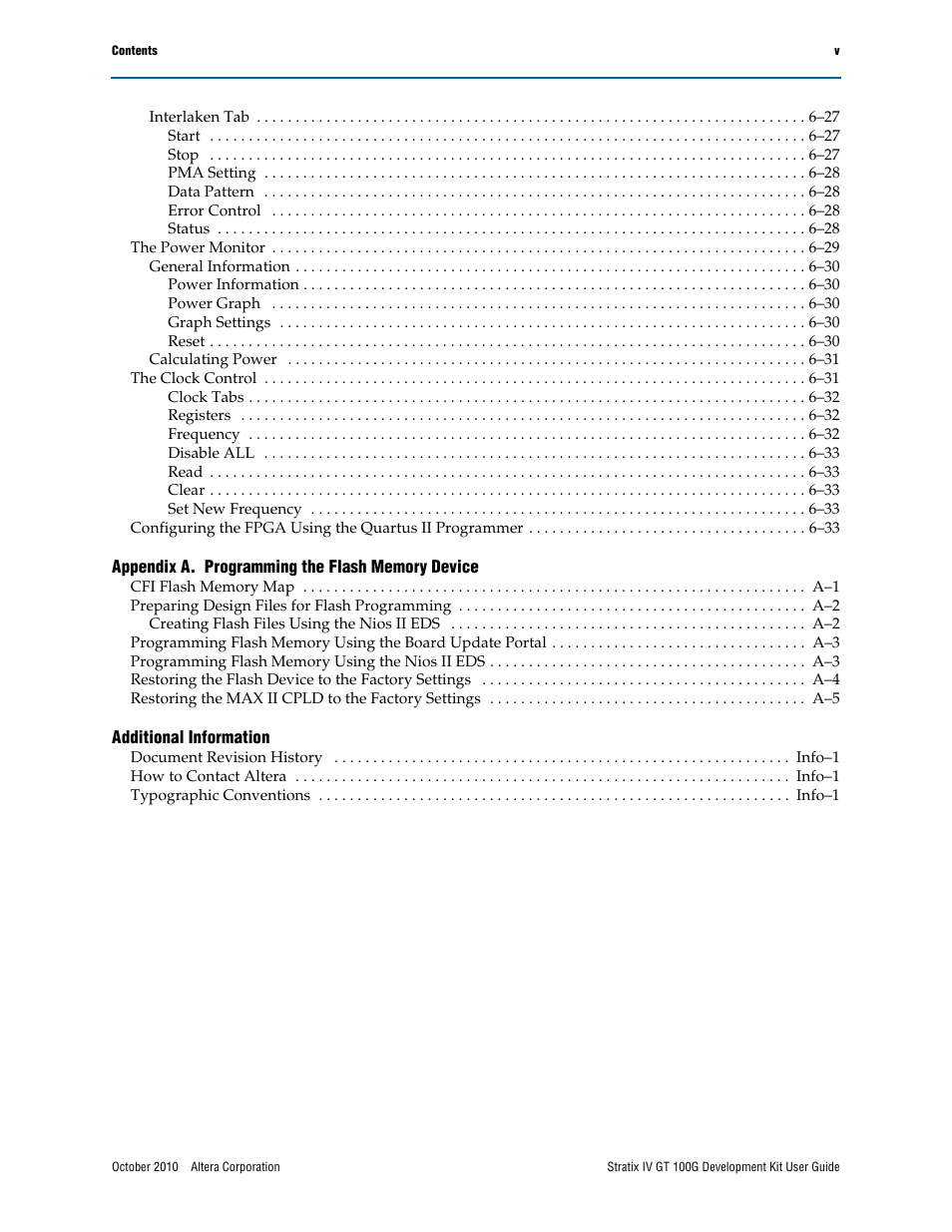 Altera Stratix IV GT 100G User Manual | Page 5 / 64