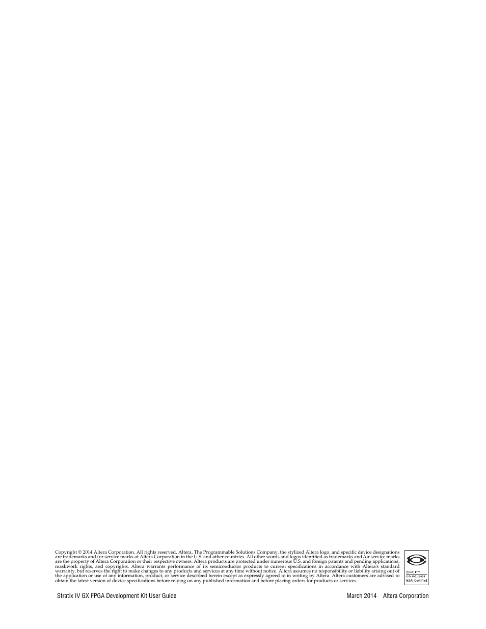 Altera Stratix IV GX FPGA User Manual | Page 2 / 58