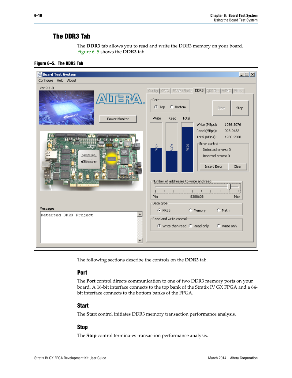 The ddr3 tab | Altera Stratix IV GX FPGA User Manual | Page 34 / 58