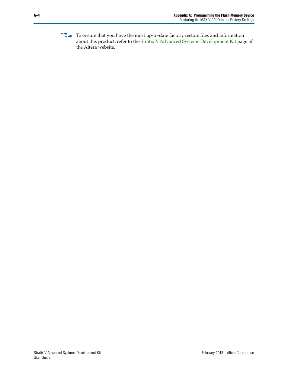 Altera Stratix V Advanced Systems User Manual | Page 40 / 42