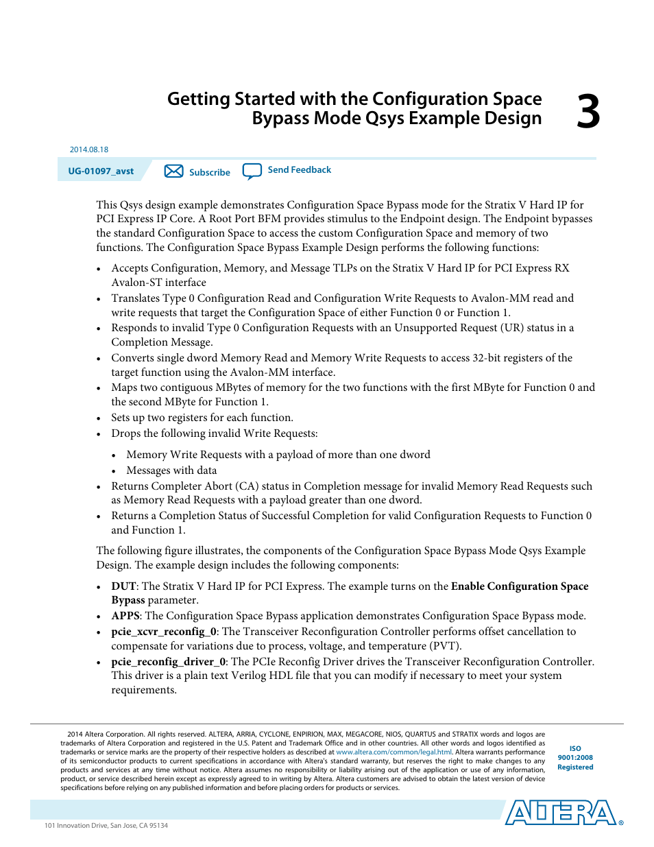 Altera Stratix V Avalon-ST User Manual | Page 25 / 293