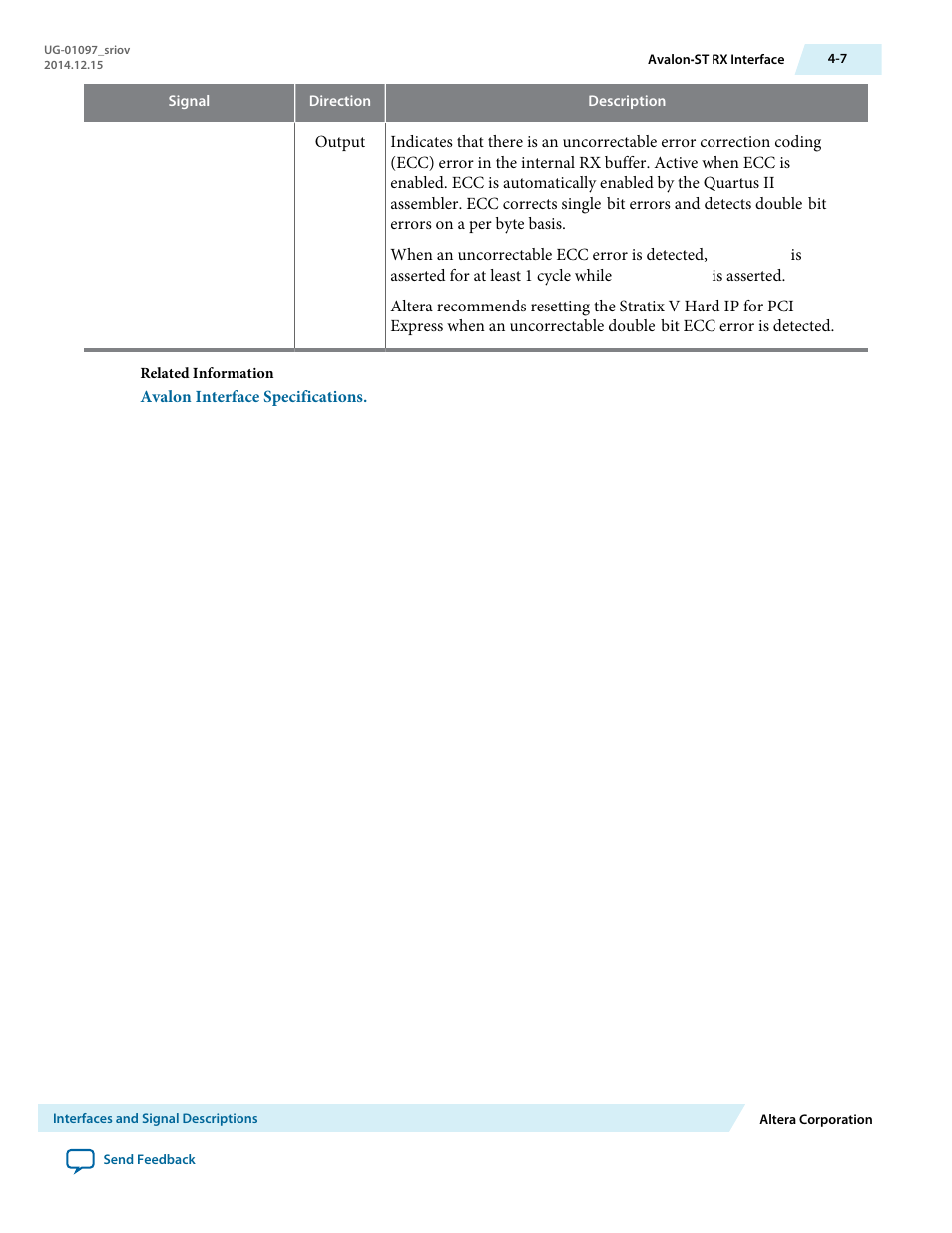 Altera Stratix V Avalon-ST User Manual | Page 42 / 158