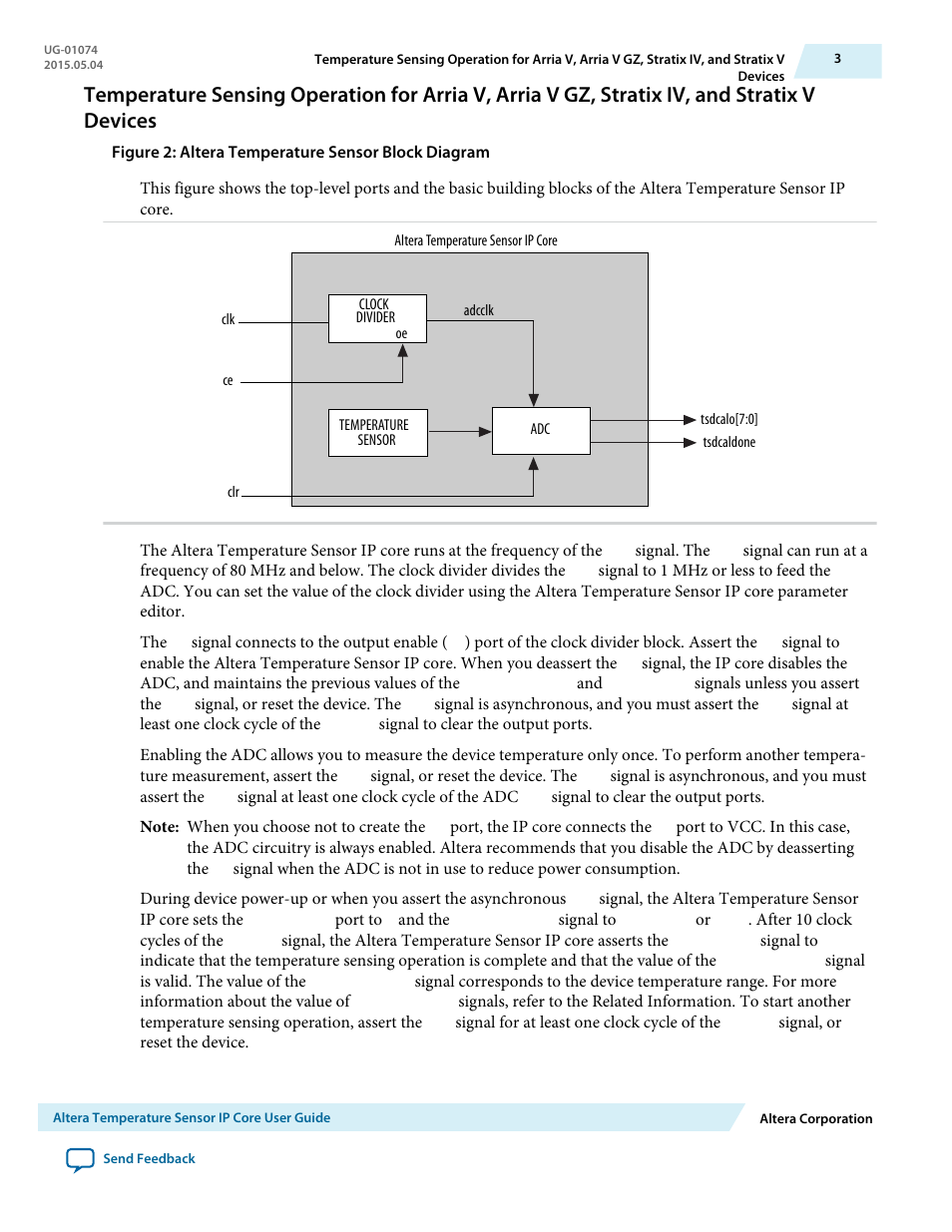 Altera Temperature Sensor User Manual | Page 3 / 11
