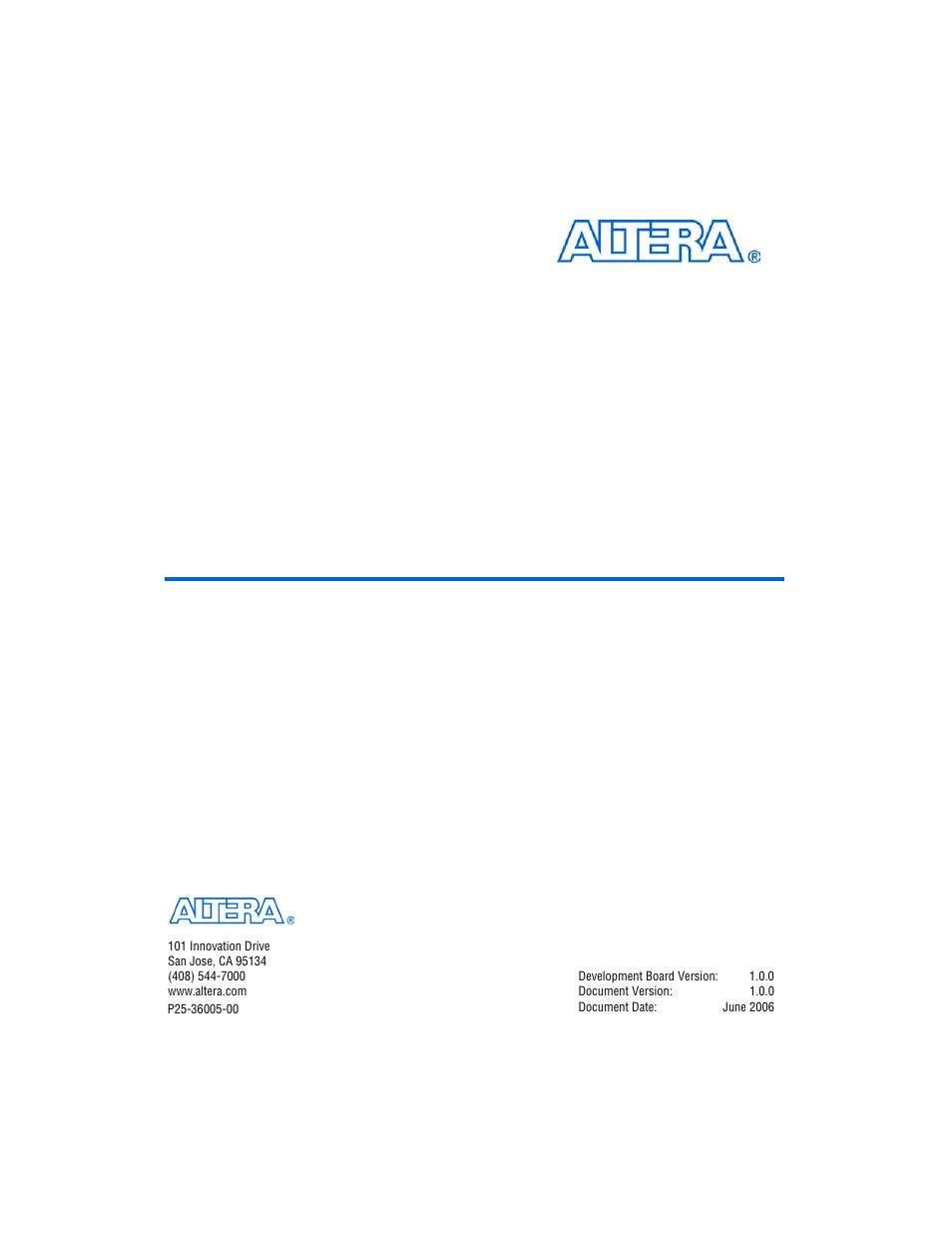 Altera Transceiver SI User Manual | 38 pages