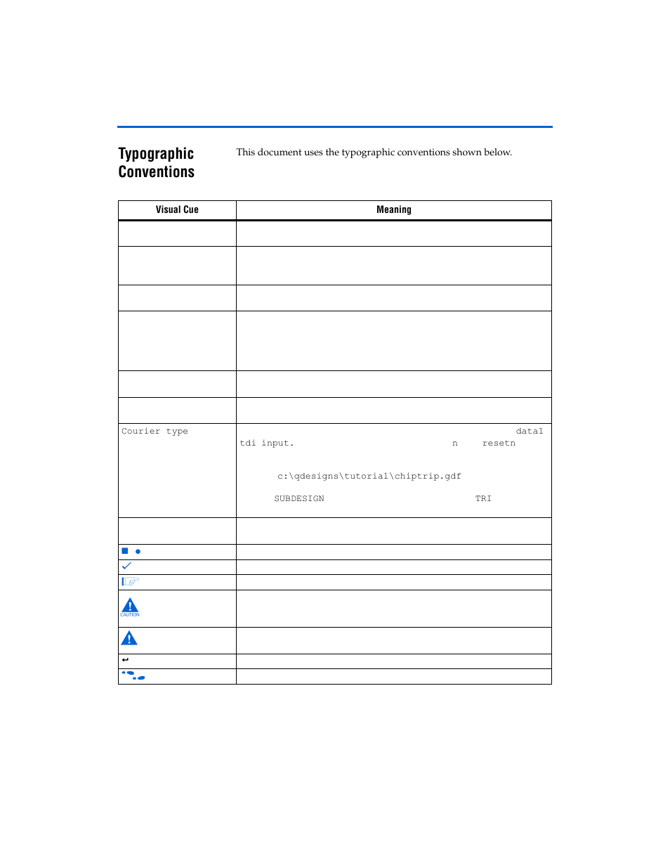 Typographic conventions | Altera Transceiver SI User Manual | Page 6 / 38