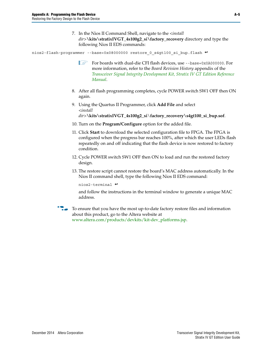 Altera Transceiver Signal Integrity User Manual | Page 27 / 30