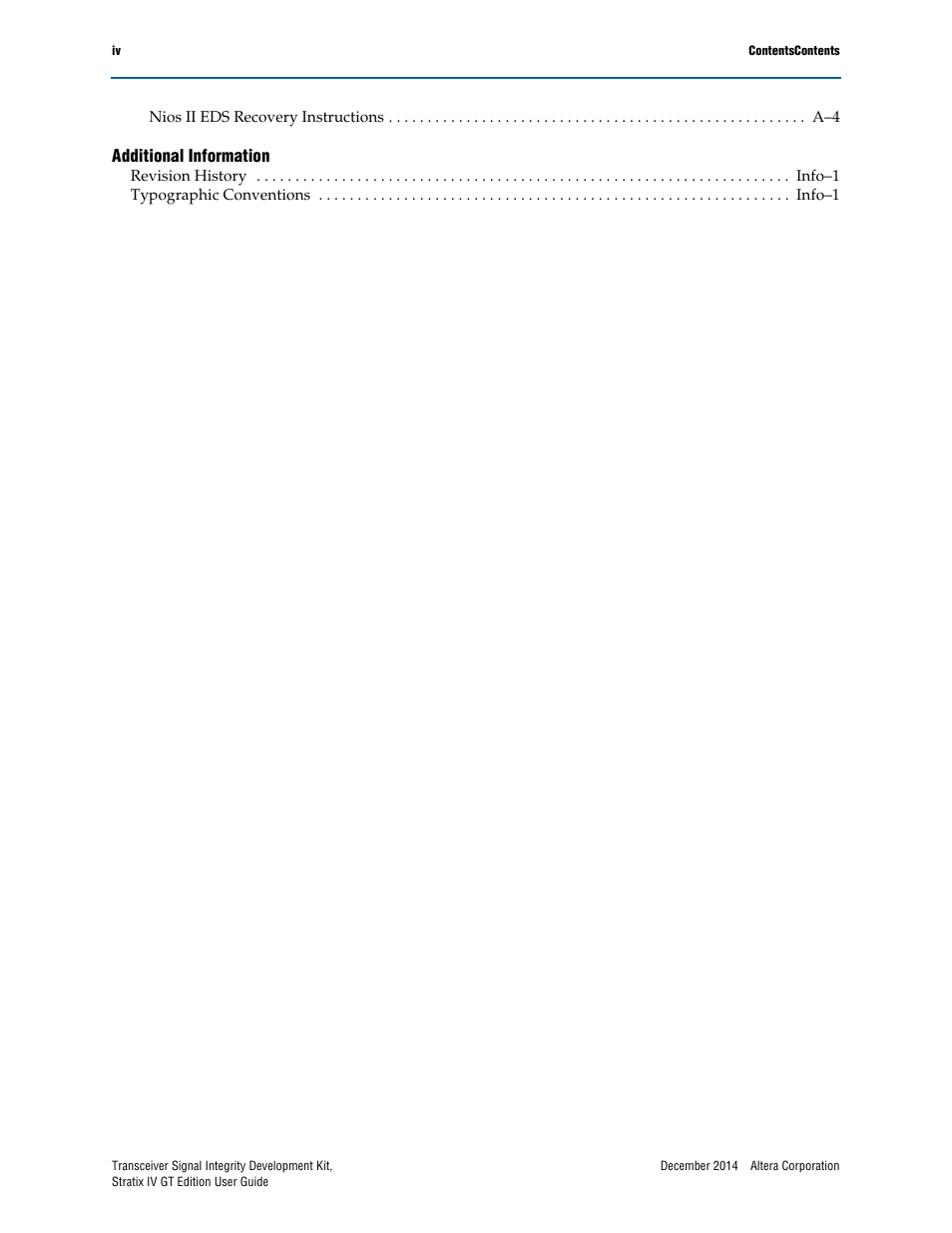 Additional information | Altera Transceiver Signal Integrity User Manual | Page 4 / 30