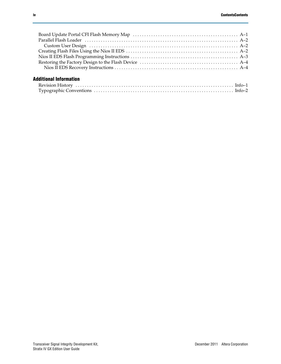 Altera Transceiver Signal Integrity User Manual | Page 4 / 34