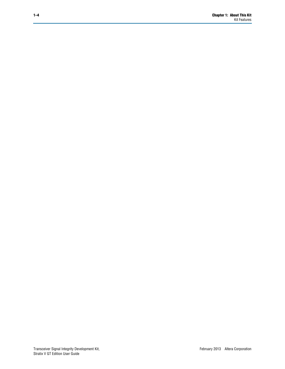 Altera Transceiver Signal Integrity User Manual | Page 10 / 56