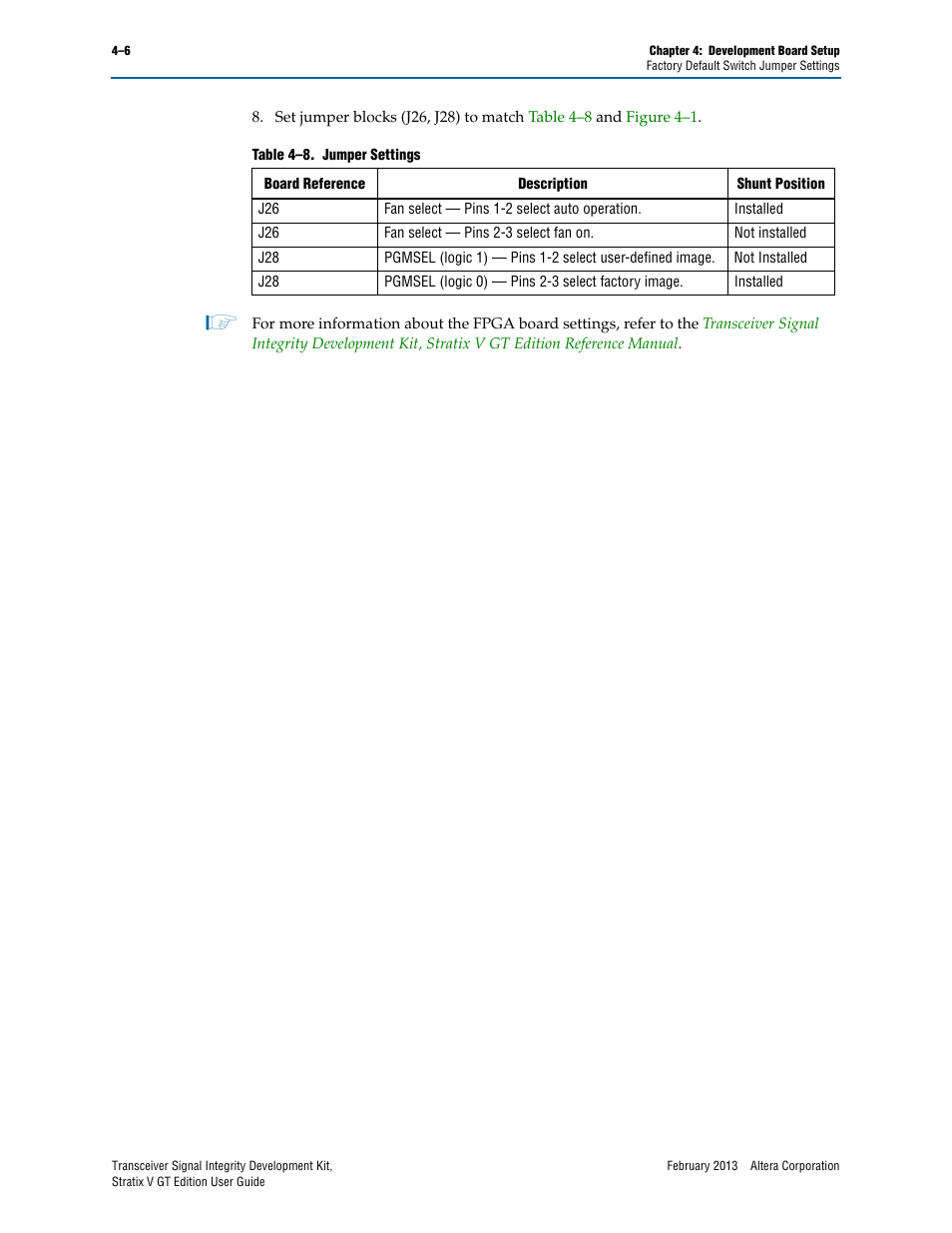 Altera Transceiver Signal Integrity User Manual | Page 22 / 56