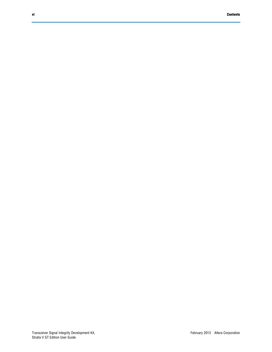 Altera Transceiver Signal Integrity User Manual | Page 6 / 56