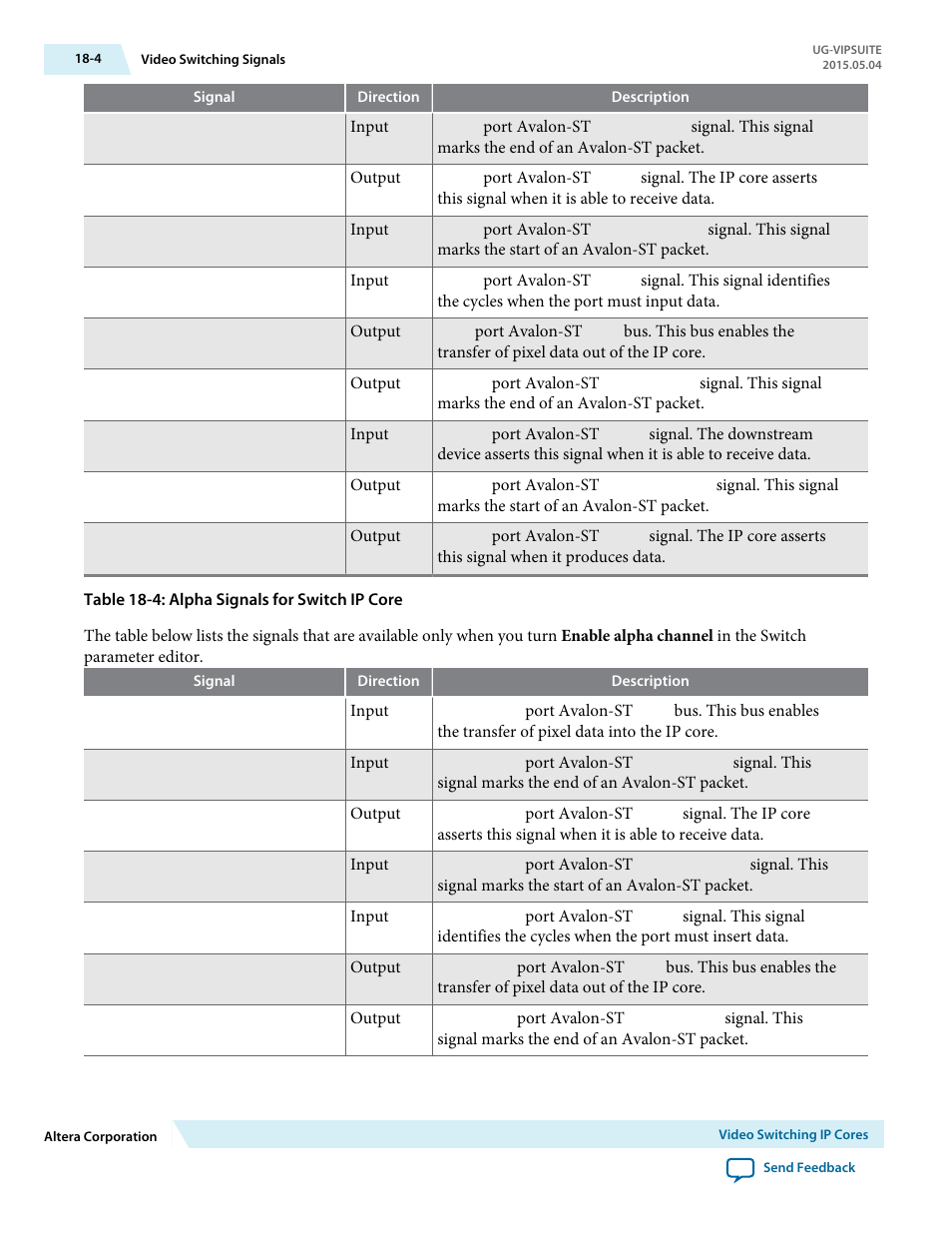 Altera Video and Image Processing Suite User Manual | Page 240 / 310